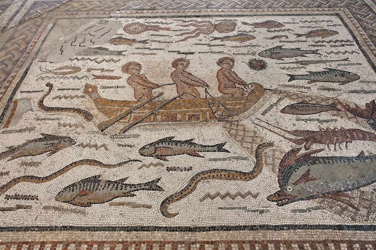 Mosaico de la Casa de Hippolytus - ©Ayuntamiento de Alcalá de Henares / Comunidad de Madrid